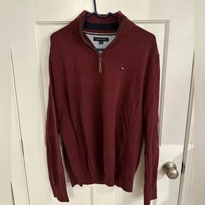 Maroon quarter zip